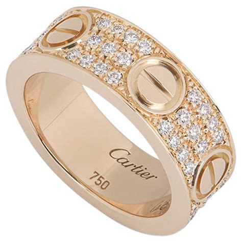 cartier love ting|cartier rose gold love rings.